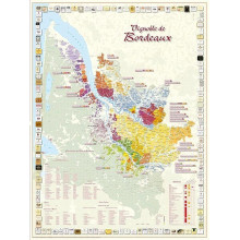 Carte des Vignobles de Bordeaux