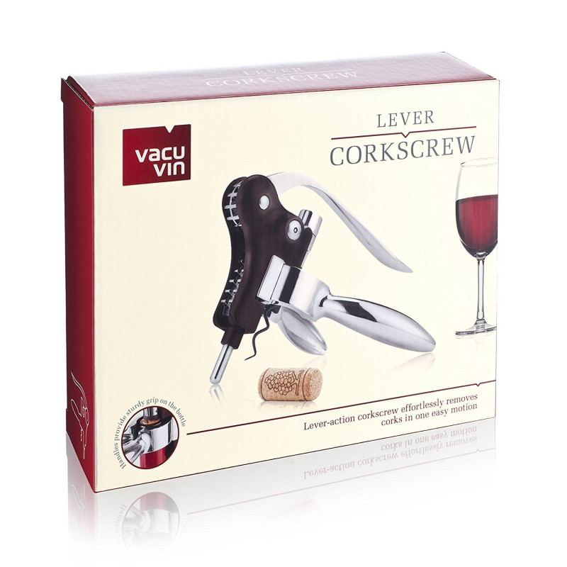 Tire-bouchon Automatique Horizontal Vacu Vin - Acier Inoxydable