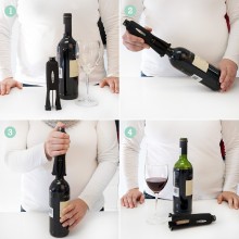 Corkscrew Cork Pops Pink
