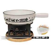 Set Fondue Alpes White 21 cm
