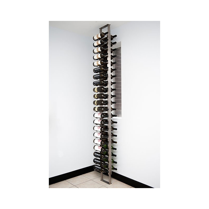 CellarView Sol-Plafond WS-MSP-P Nickel brossé