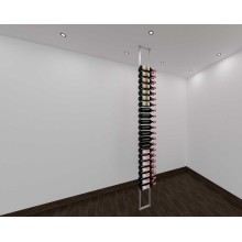 CellarView Sol-Plafond WS-MSP-P Nickel brossé