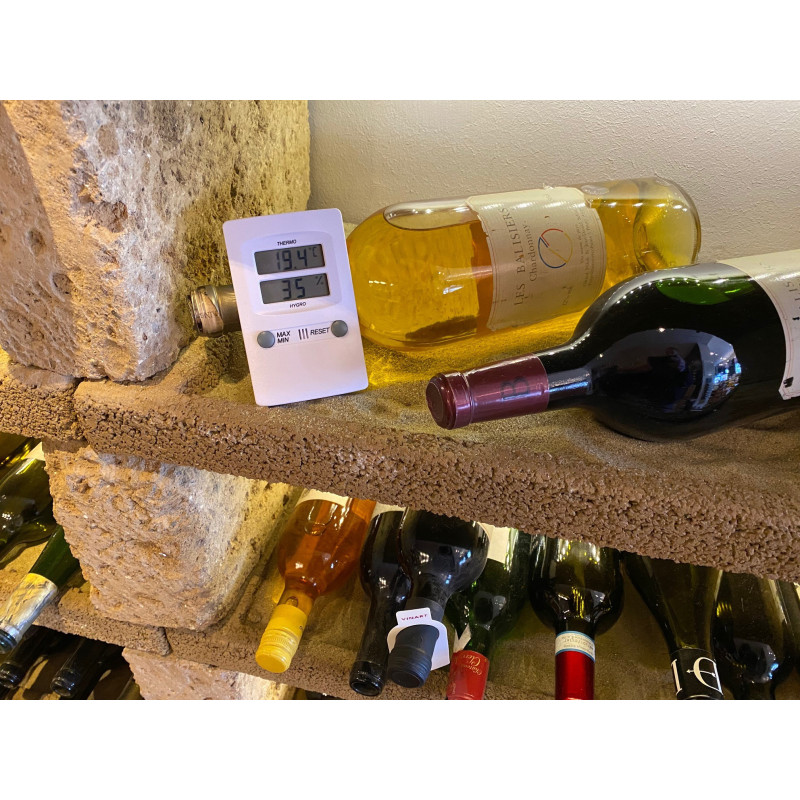 Thermomètre et Hygromètre de cave à vin
