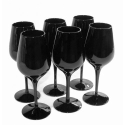 6x Inao Glas Schwarz Verkostungsglas
