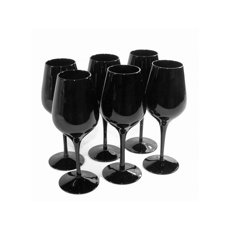 6x Inao Glas Schwarz Verkostungsglas