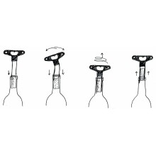 Corkscrew Bilame chrome