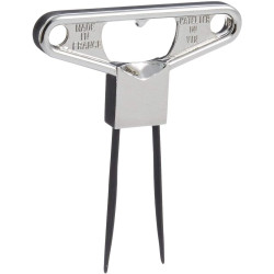 Tire bouchon bilame chrome