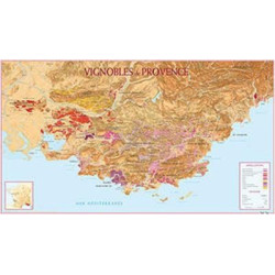 Map Vineyards in Provence