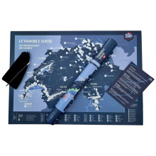 Scratch-off "Map of Swiss vineyards"