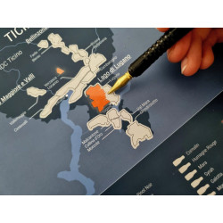 Carte à gratter "Vignoble suisse"