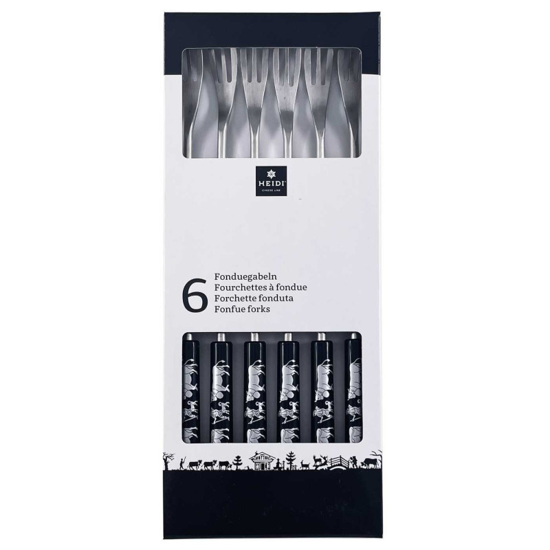 Fourchettes fondue Appenzell Silver