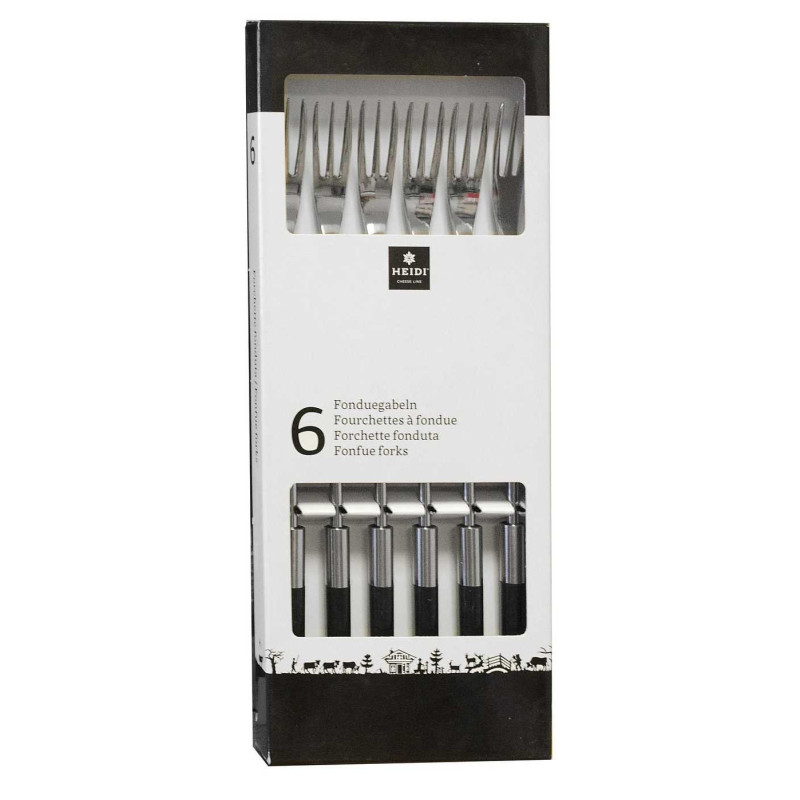 Fondue Forks Black