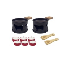 Kerzen-Raclette "Kühe"