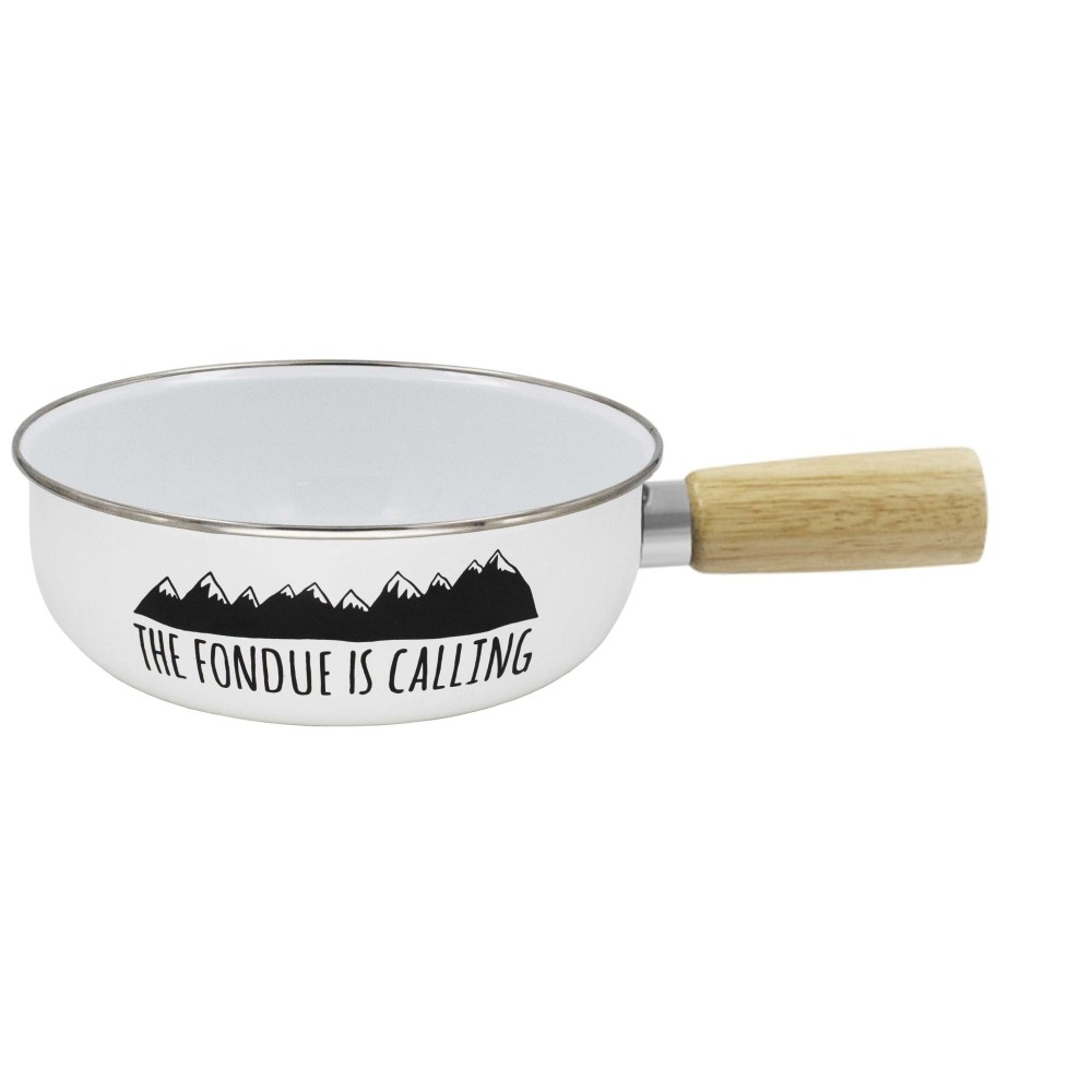 Caquelon Fondue Calling emailliert 21cm