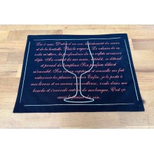 6x Placemat Black