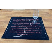 6x Placemat Black