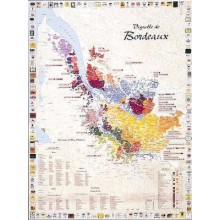 Karte Weinanbaugebiete Bordeaux