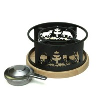 Set Fondue Alpes White 23 cm