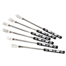 Fondue-Set Alpes Schwarz 21 cm