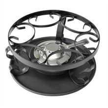 Fondue-Set Rustic Schwarz 21 cm