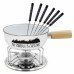 Fondue-Set Weiss "The Fondue is Calling" 20 cm