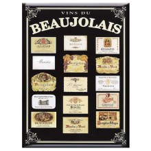 Plaque Métal Beaujolais