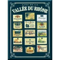 Plaque Métal Vallée du Rhône