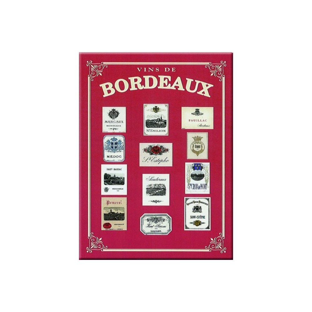 Bordeaux Metal Plate