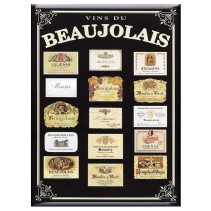 Plaque Métal Beaujolais