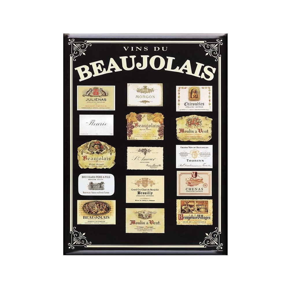 Plaque Métal Beaujolais