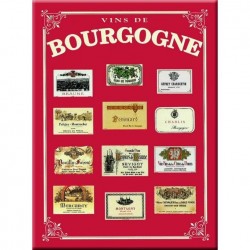 Metallplatte 30 x 40 cm "Bourgogne"