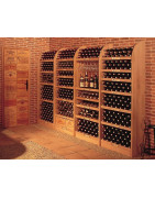 Wooden wine racks